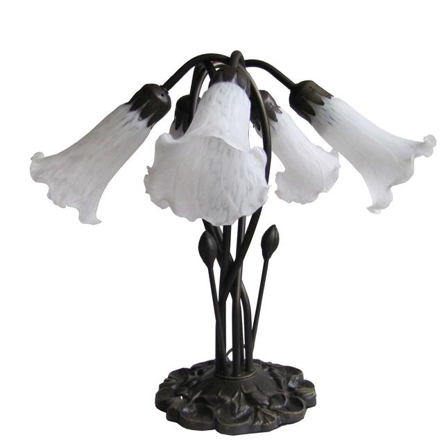 Maxine Metal Novelty Lamp Ophelia & Co. Shade Colour: White on Productcaster.