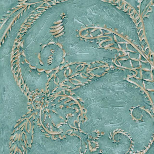 Tiffany Lace IV - Wrapped Canvas Art Prints Rosalind Wheeler Size: 51cm H x 51cm W on Productcaster.