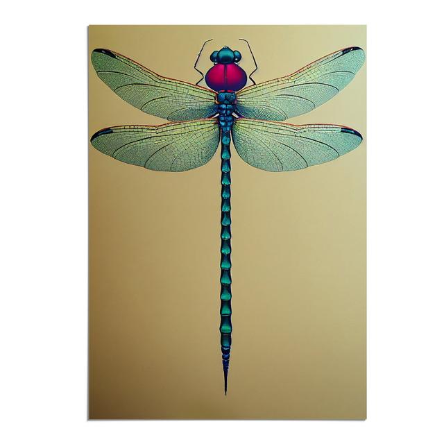 Unforgettable Dragonfly - Print Brambly Cottage Matte Colour: No Matte, Size: 59.4cm H x 42cm W x 3cm D, Format: Paper on Productcaster.