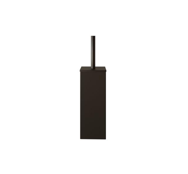 MUGO Wall Mounted Toilet Brush and Holder DABSTORY Colour: Black on Productcaster.