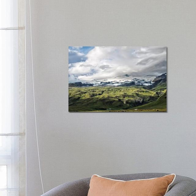 Glacial by MScottPhotography - Wrapped Canvas Print Alpen Home Size: 45.72cm H x 66.04cm W x 3.81cm D on Productcaster.