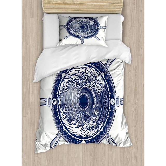 Estevan No Pattern [EU ONLY] Duvet Cover Set with Pillowcases Breakwater Bay Size: Single - 1 Standard Pillowcase on Productcaster.