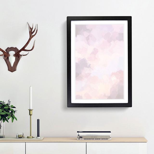 Beauty of Clouds in Abstract - Picture Frame Graphic Art Print East Urban Home Size: 87cm H x 62cm W x 2cm D, Frame Option: Black Framed on Productcaster.