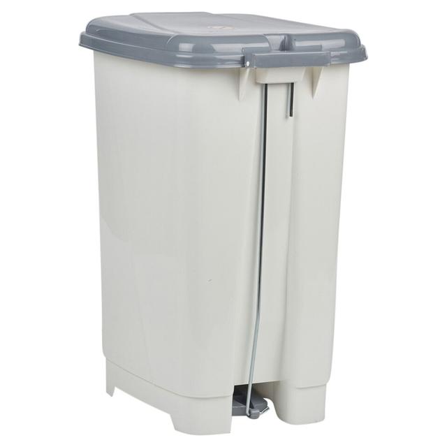 Esmerelda Pedal Lid Pedal Bin ( 15.45 ) Rebrilliant Colour: Light Grey/Beige on Productcaster.