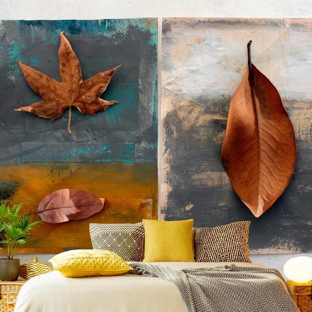 Still Life 2.88m x 2.88m Textured Matte Peel & Stick Wall Mural East Urban Home on Productcaster.