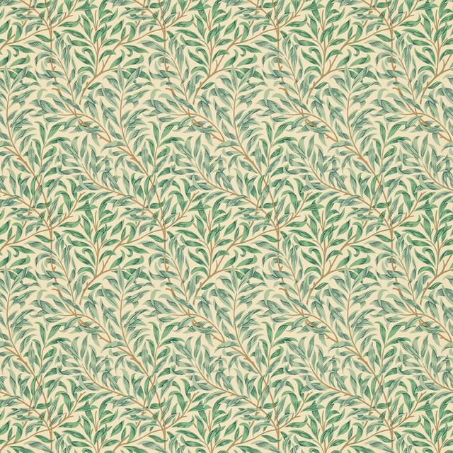 Willow Bough Minor 10.05m x 52cm Matte Wallpaper Roll Morris & Co on Productcaster.