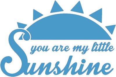 You Are My Little Sunshine Wall Sticker East Urban Home Colour: Burgundy, Size: Large on Productcaster.