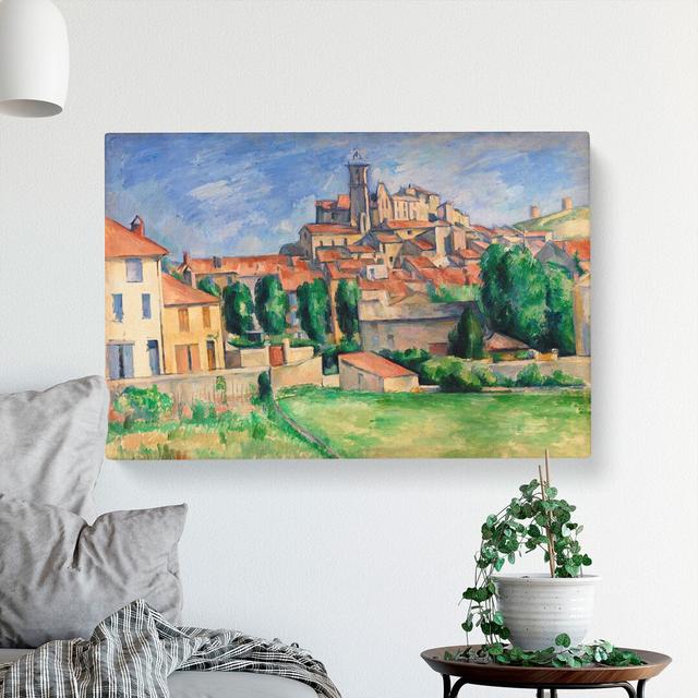 Gardanne Vol.2 by Paul Cezanne - Wrapped Canvas Painting East Urban Home Size: 40cm H x 60cm W x 3cm D on Productcaster.