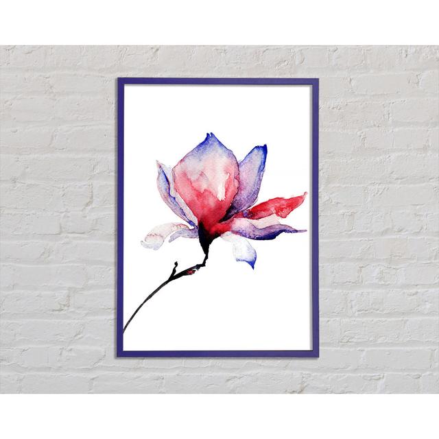 Just Before The Bloom Framed Print Wall Art ClassicLiving Size: 42cm H x 29.7cm W x 2cm D, Format: Purple Framed Paper on Productcaster.