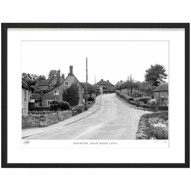 Bourton, Main Road C1955 by Francis Frith - Single Picture Frame Print The Francis Frith Collection Size: 60cm H x 80cm W x 2.3cm D on Productcaster.