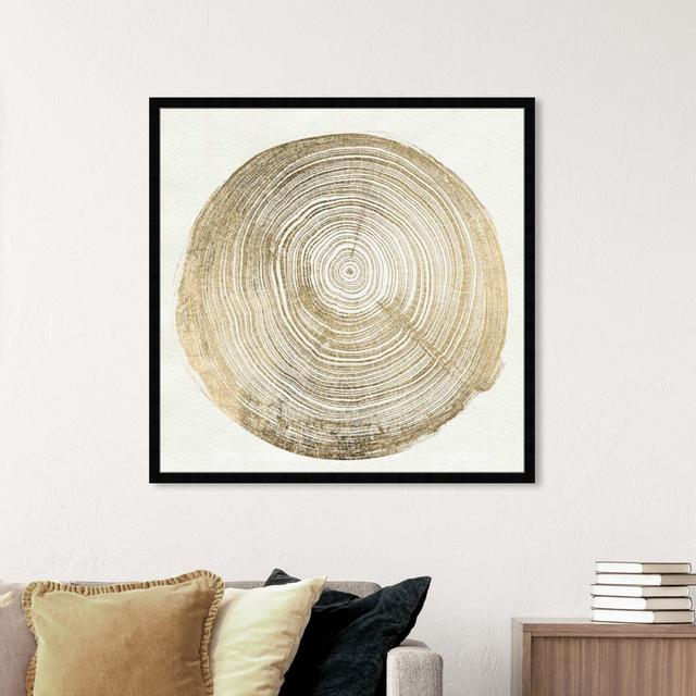 'Cuore Di Legno III' Graphic Art on Wrapped Canvas East Urban Home Format: Black Framed, Size: 101.6cm H x 101.6cm W on Productcaster.