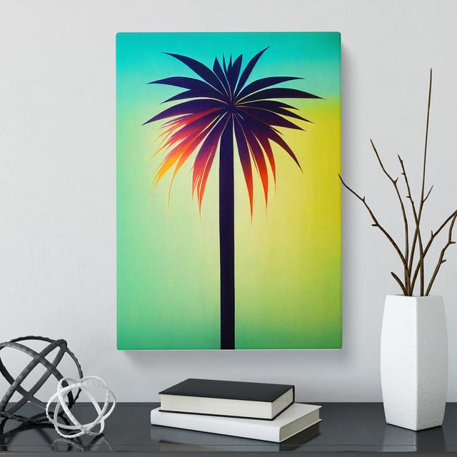 CAN-V0523-1695X Palm Tree Art Vol.4 - Wrapped Canvas Print 17 Stories Size: 60cm H x 40cm W on Productcaster.