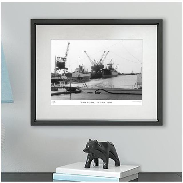 Workington, The Docks C1950 - Single Picture Frame Print The Francis Frith Collection Size: 60cm H x 80cm W x 2.3cm D on Productcaster.