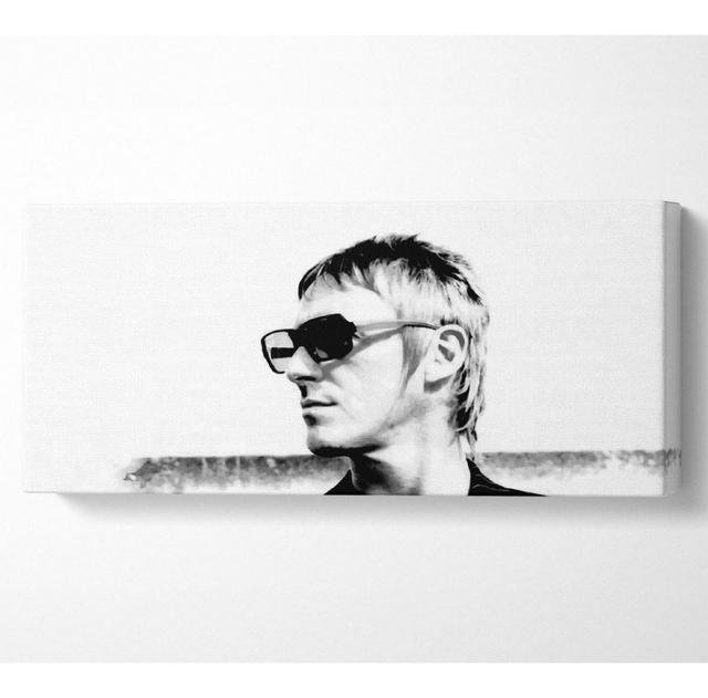 Paul Weller Shades - Wrapped Canvas Art Prints Latitude Run Size: 40.6cm H x 101.6cm W x 10cm D on Productcaster.