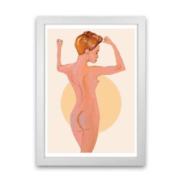 Nude Woman by Pixy Paper - Print Rosalind Wheeler Format: White Framed, Size: 84cm H x 59.4cm W x 3cm D on Productcaster.