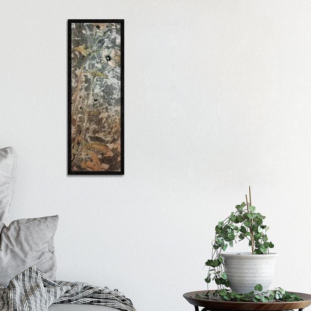 Slender Blossoms I by Liz Jardine - Gallery-Wrapped Canvas Giclée Ivy Bronx Format: Black Floater Framed, Size: 91.44cm H x 30.48cm W on Productcaster.