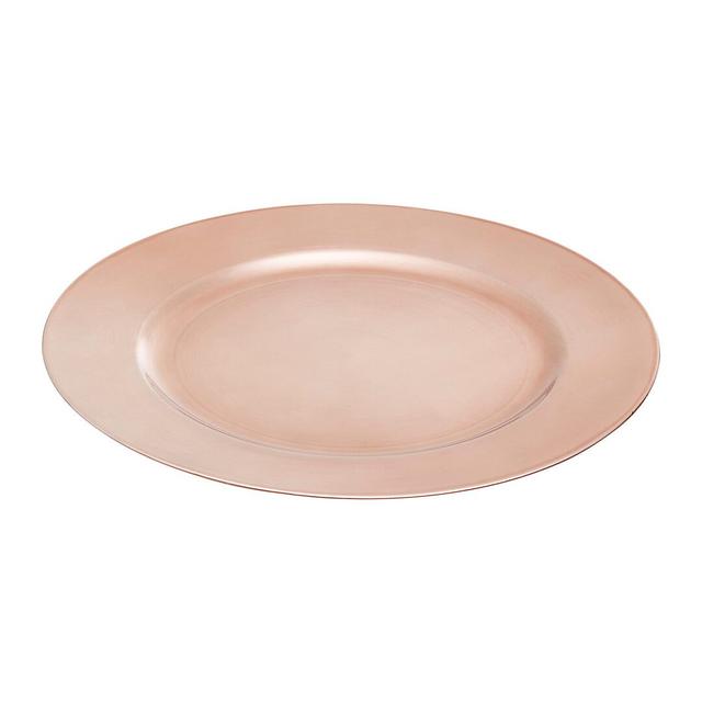 Jennings Rose Gold Charger Plate (Set of 2) Belfry Kitchen on Productcaster.