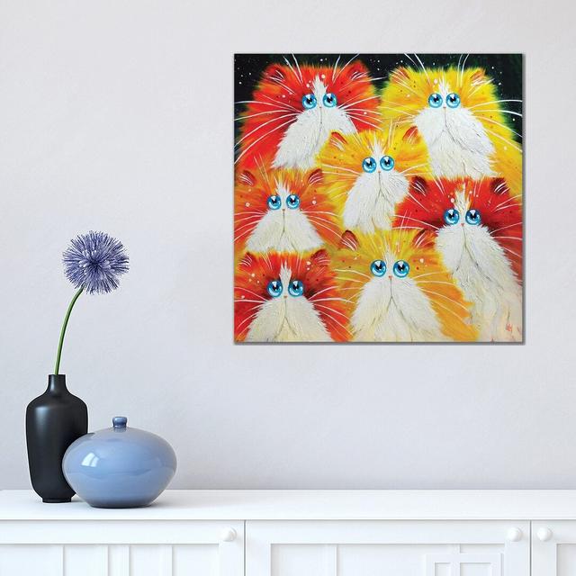 Gingerama by Kim Haskins - Wrapped Canvas Graphic Art Print iCanvas Size: 45.72cm H x 45.72cm W x 3.81cm D on Productcaster.