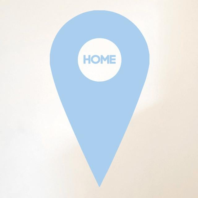 Home Pin Head Marker Wall Sticker 17 Stories Colour: Light Blue, Size: Medium on Productcaster.