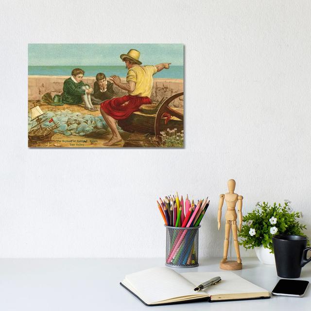 The Boyhood of Sir Walter Raleigh by Sir John Everett Millais - Wrapped Canvas Art Prints ClassicLiving Size: 20.32cm H x 30.48cm W x 1.905cm D on Productcaster.