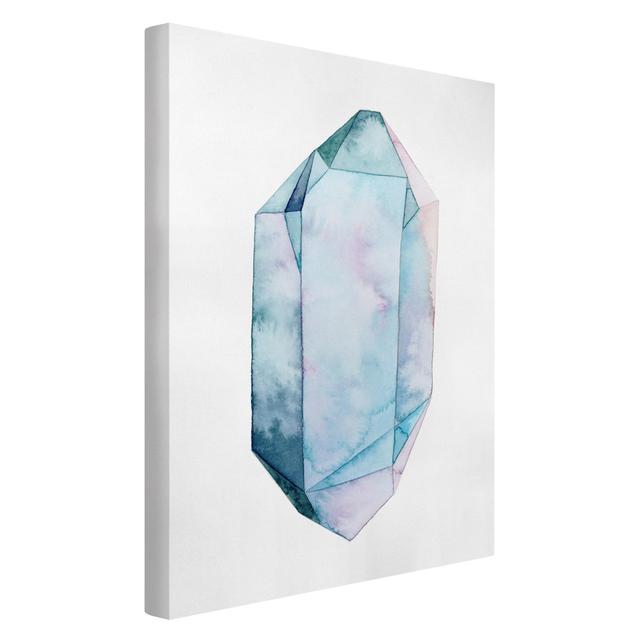 Gemstone at Dusk I by Kein Künstler Painting Ivy Bronx Format: Recycled Canvas 330g/m², Size: 60cm H x 40cm W on Productcaster.