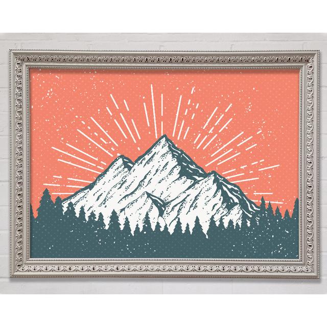 The Mountain Peak Framed Print Bright Star Size: 42cm H x 59.7cm W x 3cm D on Productcaster.