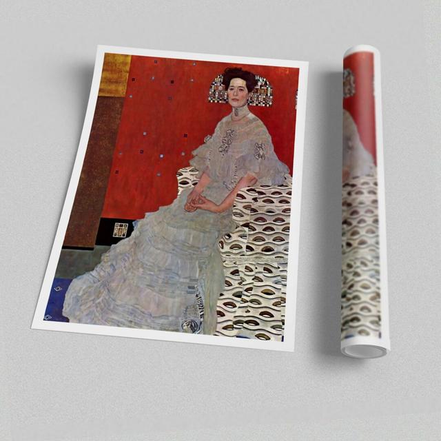 Klimt Fritza Reidler by Gustav Klimt - Graphic Art Print on Paper East Urban Home Size: 59.4cm H x 84.1cm W x 1cm D on Productcaster.