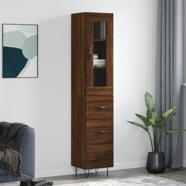 Talton 1 Door Wardrobe George Oliver Colour: Brown Oak on Productcaster.