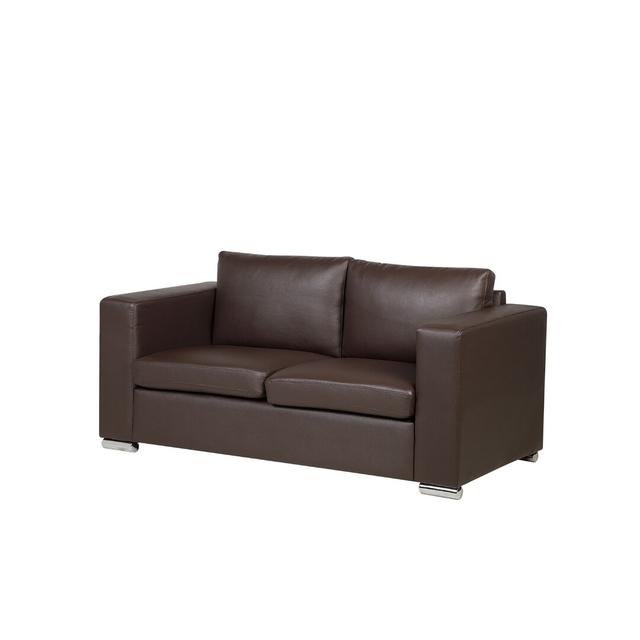 Helsinki 2 Seater Sofa Metro Lane Upholstery Colour: Brown on Productcaster.