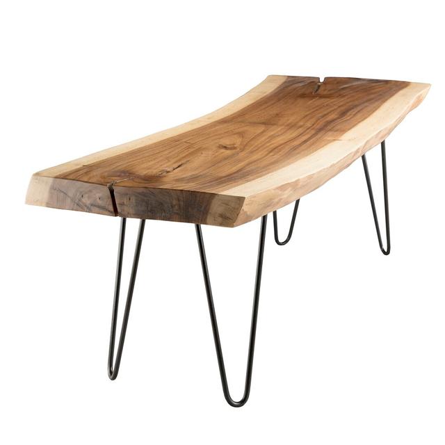 Givens Wood Bench Union Rustic on Productcaster.