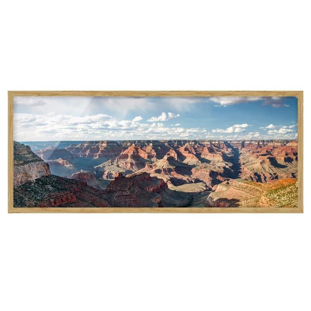 Nature of the Canyon - Picture Frame Photograph Union Rustic Frame Option: Brown Framed, Size: 30cm H x 75cm W x 2cm D on Productcaster.