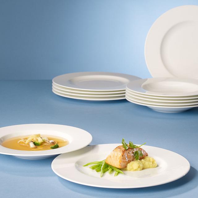 Royal 12 Piece Dinnerware Set, Service for 6 Villeroy & Boch on Productcaster.