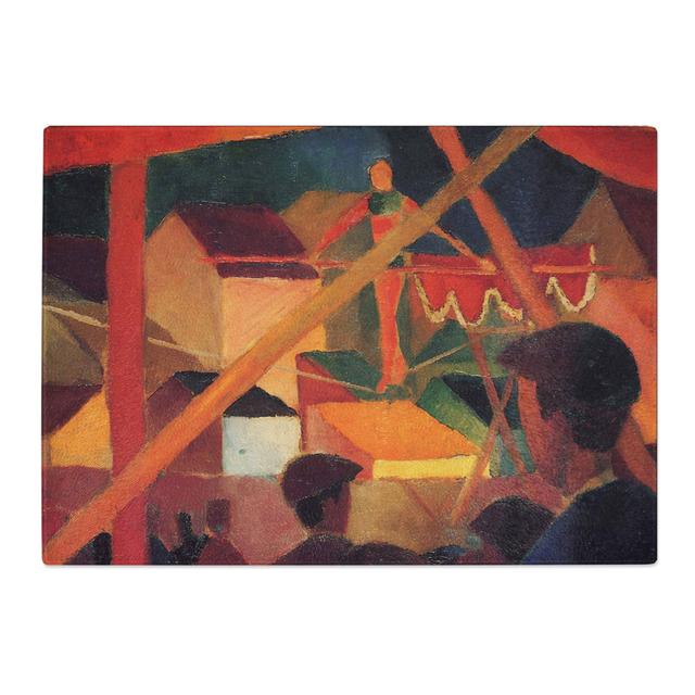 Tightrope Walker Vol.2 by August Macke Chopping Board East Urban Home Size: 0.4cm H x 20cm W x 28.5cm L on Productcaster.