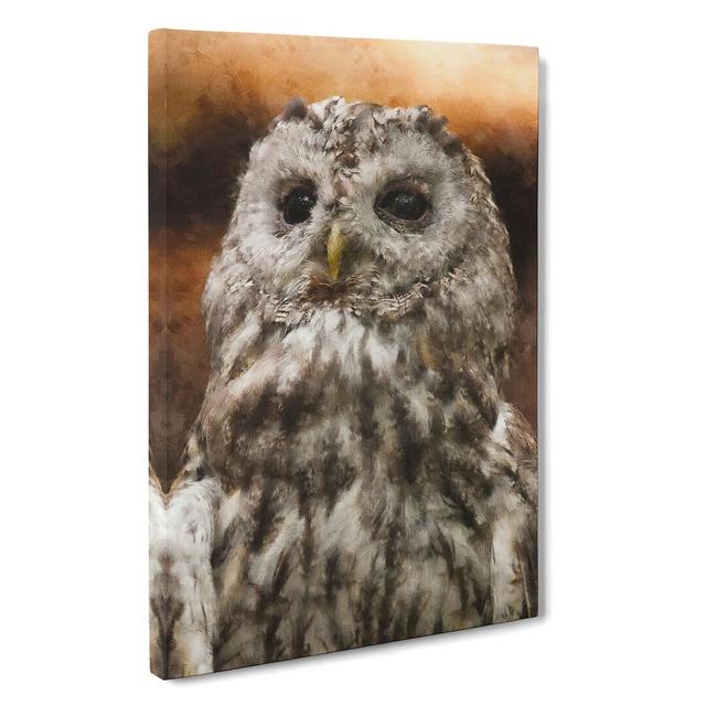 Tawny Owl Vol.1 Painting East Urban Home Size: 35cm H x 50cm W x 3cm D on Productcaster.