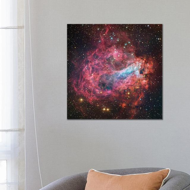 M17, Swan, Omega, Horseshoe, Lobster Nebula (NGC 6618) by Robert Gendler - Wrapped Canvas Print Metro Lane Size: 66.04cm H x 66.04cm W x 1.91cm D on Productcaster.