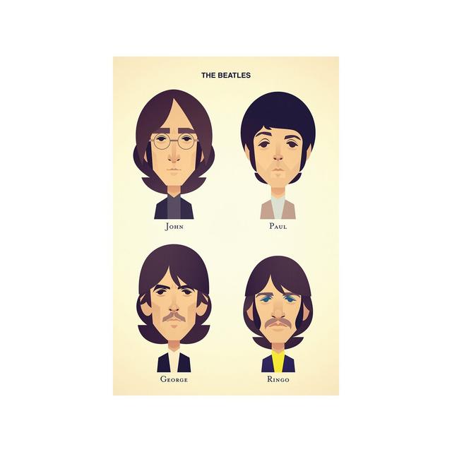 Gerahmtes Leinwandbild The Beatles von Stanley Chow East Urban Home Größe: 101,06 cm H x 66,04 cm B x 1,91 cm T on Productcaster.