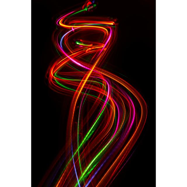 Blurred Abstract Line From LED Light. Ivy Bronx Size: 46cm H x 30cm W x 3.8cm D on Productcaster.