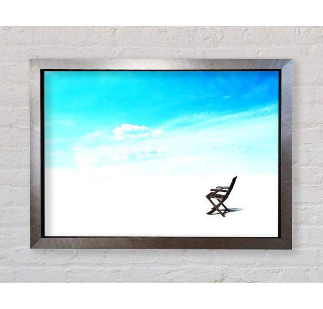 Stillness On The Beach Horizon - Single Picture Frame Art Prints Bright Star Size: 100cm H x 141.4cm W x 3.4cm D on Productcaster.