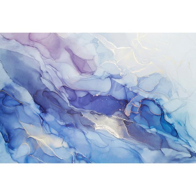 Alcohol Ink Texture - Wrapped Canvas Print Fairmont Park Size: 20cm H x 30cm W x 3.8cm D on Productcaster.