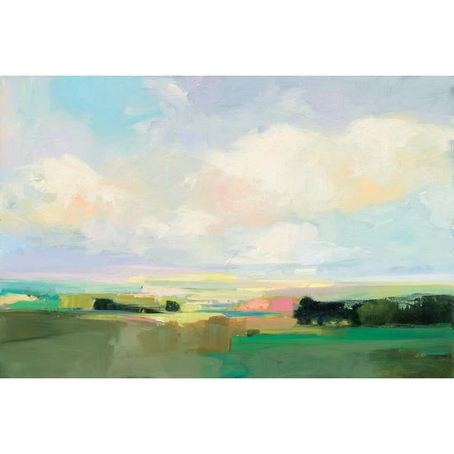 Summer Sky I by Julia Purinton - Wrapped Canvas Painting Print Blue Elephant Size: 81cm H x 122cm W on Productcaster.