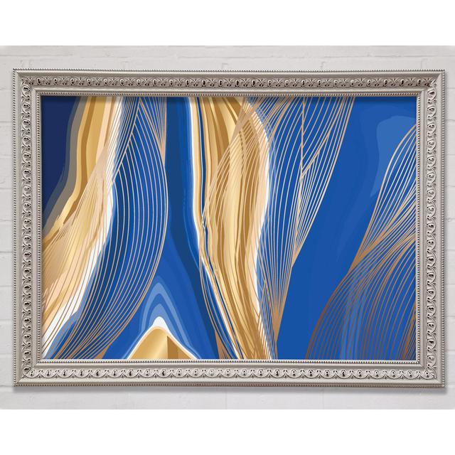 Lines Of Detail Framed Print Ivy Bronx Size: 42cm H x 59.7cm W on Productcaster.