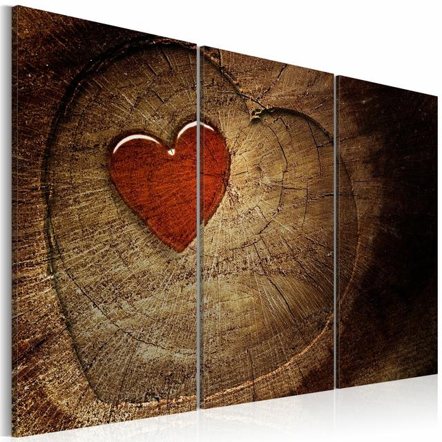 Canvas Print - Old Love Does Not Rust - 3 Pieces Happy Larry on Productcaster.