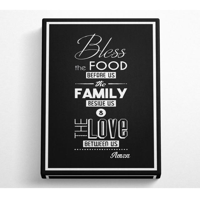 Bless The Food Before Us 1 Canvas Watercolour Borough Wharf Size: 35.6cm H x 50.8cm W x 10cm D on Productcaster.