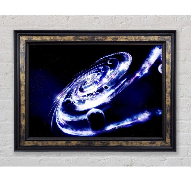 Beyond The Galaxy - Single Picture Frame Art Prints Bright Star Size: 21cm H x 42cm W on Productcaster.