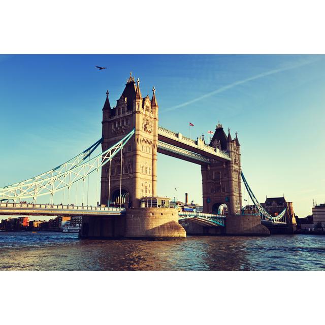 Gurkeerat Tower Bridge In London - Wrapped Canvas Print 17 Stories Size: 30cm H x 46cm W x 3.8cm D on Productcaster.