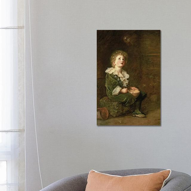 Bubbles, 1886 by Sir John Everett Millais - Wrapped Canvas Gallery-Wrapped Canvas Giclée ClassicLiving Size: 66.04cm H x 45.72cm W x 3.81cm D on Productcaster.