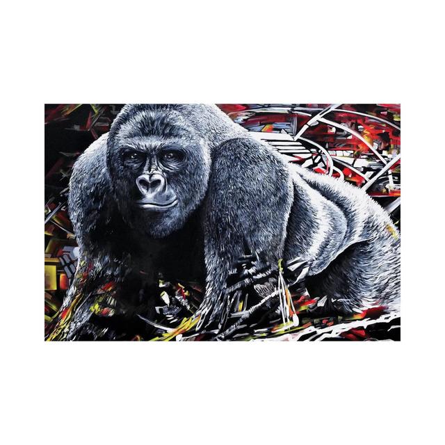 Harambe by Piero Manrique - Wrapped Canvas Print 17 Stories Size: 30.48cm H x 45.72cm W x 1.91cm D on Productcaster.