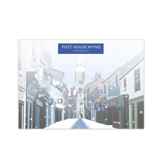 Post House Wynd Darlington by Richard O'Neill - Unframed Graphic Art Print on Paper 17 Stories Size: 59.4 cm H x 81.4 cm W x 3 cm D on Productcaster.