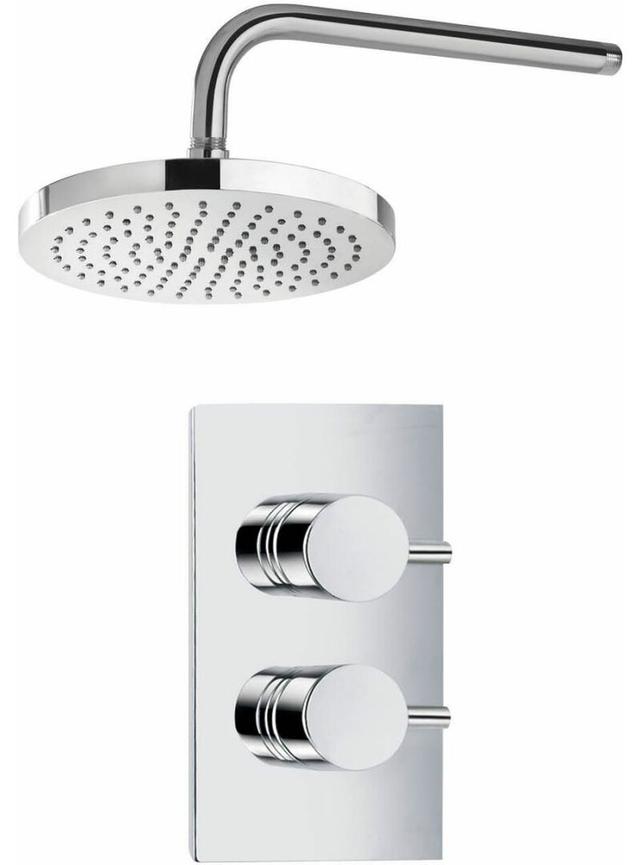 Windmill Thermostatic Shower with Fixed Shower Head Belfry Bathroom on Productcaster.