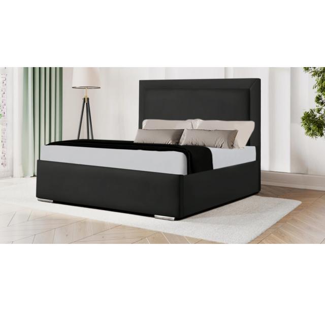 Ademide Bed Fairmont Park Colour: Black, Size: Double (4'6) on Productcaster.